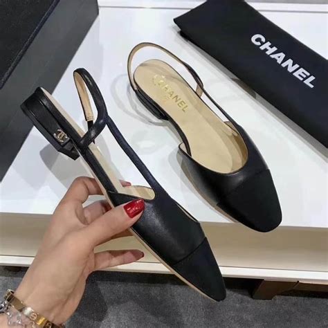 chanel shoes for men|Chanel slingback flats.